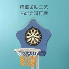 어린이 농구공 키즈 아동 실내 미니 아동농구대 실내용 승강가용 슈팅박스 1-2-3세 남아 유아용 아기 공놀이, 16 [키높이 보강] 별 3합일 [그린]