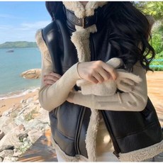 무스탕조끼