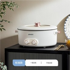 YUANYANG 전기 개의 궁전 그리드 다기능 가정용 리터 대용량 요리 220V, WHITE, AU, 4) White - 6L-AU