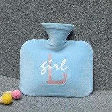 에스티엔 캠핑 용품 레터링 보온 2만원대 선물 물주머니[800ml] [블루] E-1764035, 800ml, 블루