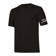 [타이틀리스트] 골프반팔티 CQK TKPMS1205-06 V-NECK T-SHIRT BLACK - 타이틀리스트티셔츠