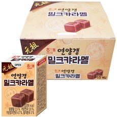 해태 연양갱 밀크카라멜 50g X 18개입 1갑