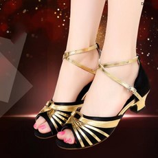 DIPYLON 고급 라틴 댄스화 스포츠 슈즈, 245, 블랙