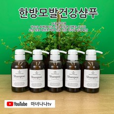 [더위치]한방모발건강 샴푸만들기 키트 250ml 5개 프리미엄 한방샴푸