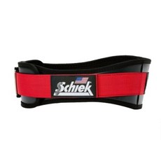 오리지널 수입 SCHIEK 욱크 2004 파워 리핑 벨트 4인치 와이드 피트니스 벨트 헬스, M + 3004레드