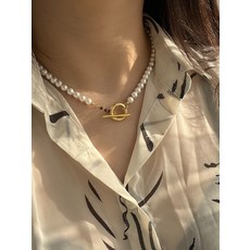 진주토글바목걸이