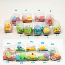 말랑이 쫀득한 귀여운 동물모형 모음 20개 set