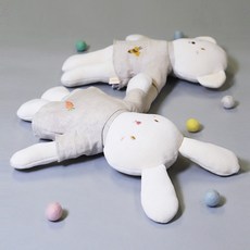 슈톨렌 클래식 딸랑이 애착인형 오가닉 유기농 신생아 아기 출산 선물 (곰 토끼 30cm), 곰 - 애착인형오가닉만들기