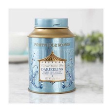 포트넘 앤 메이슨 틴 다즐링 FTGFOP 티 125g Fortnum & Mason Darjeeling Tea Loose Leaf Tin, 1개
