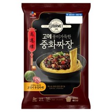 CJ 고메 중화짜장 중국집 명장 식당 맛 주말 점심 저녁 가족 식사 760g, 7개