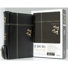 큰글로 읽는 비전성경(검정)(개역개정)(새찬송가)(색인)(중합본)