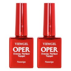 뷰젤 오빠 탑젤 1+1, 투명, 10ml, 2개