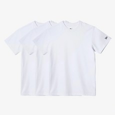 [갤러리아] 뉴에라무지 에센셜 반팔 티셔츠 3팩 화이트(12715309)