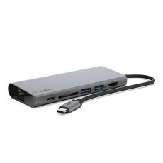 벨킨 usb 허브 포트 맥북 멀티허브 변환장치 3세대 Belkin 3, 1. 색상 분류: Type-C 도킹 스테이션, 길이:, NONE, NONE