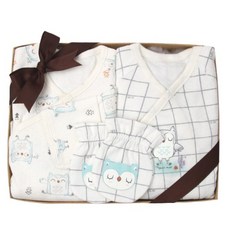 오가닉맘 제이코 배내가운+저고리+손싸개 3종세트