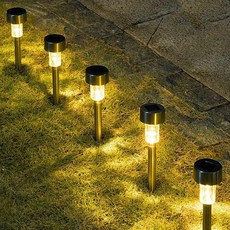 태양광 정원등 태양열 캠핑 조명 야외 조명 미니 꼬마등 LED-Pro (10개), 노란빛(10개)