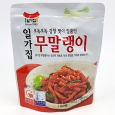 영 IN 일미 3711 일가집 무말랭이 180g 오독오독 감칠 맛, 단품