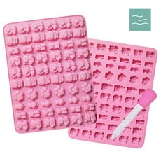 업사이클 비건 커피스크럽만들기 KIT (5인용), 마타바 꼬마동물모음 60구 실리콘몰드(스포이드포함), 1개