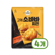 CJ 고메 소바바치킨 소이허니 순살, 180g, 4개