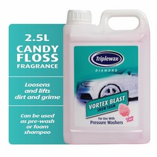 TripleWax Vortex Blast 스노우 폼 자동차 샴푸 2.5L(80온스), 85 Fl Oz (Pack of 1), Bubble gum