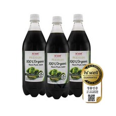 [본사직배송] 하이웰 프리미엄 100% 노니 주스 1L 남태평양 청정 노니 피지(Fiji)산 화학비료 없는, 3개