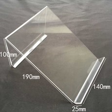 유선 전화기 받침대 사무실 키폰 투명 거치대 데스크, 8. 개방형 (폭25cm)