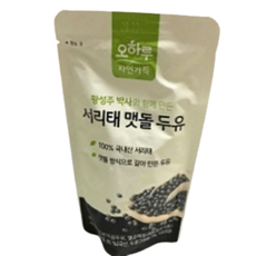 오하루 자연가득 고칼슘 서리태 두유 4박스 80팩, 190ml, 80개