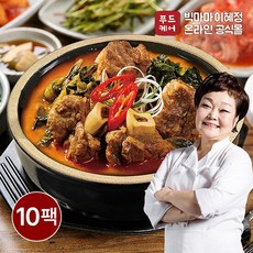 든든한끼 빅마마이혜정의 얼큰우거지갈비탕 10팩 (500g x 10개), 단품, 10개, 500g