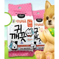 에티펫 귀 깨끗 시트 물티슈, 7개