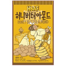 허니버터 아몬드 130g 길림양행, 1개