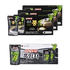 삼육두유 검은콩과 칼슘 & 흑임자 두유 파우치 190ml 80팩, 80개