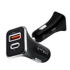 LG 벨벳 차량용 듀얼 USB 3.1고속 충전기, BB447-충전기