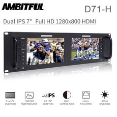 랙마운트hdmi듀얼모니터