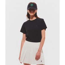 BEENTRILL 여성 테리 슬림핏 반팔 티셔츠(다크 네이비) 313660