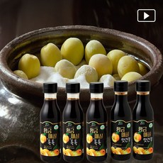 전통 항아리 자연숙성 하동 황금 매실청 만능 맛간장