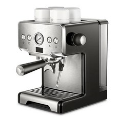 CRM3605 커피머신 가정용 반자동 펌프 타입 에스프레소 카푸치노 우유 버블 이탈리아 커피 머신 15 바, 2.미국