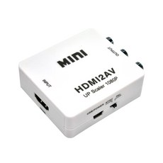 HDMI to AV 변환 컨버터 디지털 HDMI 신호를 아날로그 3RCA로 변환, (HD-V02) HDMI to AV 변환 컨버터 - novastartb40hdmi