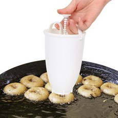 가성비딥프라이 몰드 아랍어 와플 수동 플라스틱 경량 도넛 메이커 디스펜서 기계 쉽고 고속 휴대용, 한개옵션0, 1개