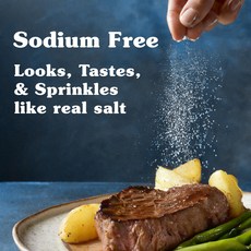 Nu-Salt Sodium-Free Salt Substitute (3 Pack) Contains Potassium Chloride Table Salt Alternative V, 1개, 255.15g - 소듐클로라이드