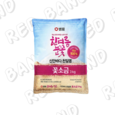 샘표 한여름눈꽃 꽃소금, 3kg, 8개