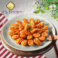 백암전통순대 얼큰하고 매콤한 김치순대 국밥재료 가정 식당 용 식자재 2kg, 1팩