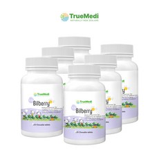 뉴질랜드 TRUEMEDI 트루메디 키즈 빌베리 KIDS BILBERRY CHEW 120츄어블정 6개세트, 120정, 6개