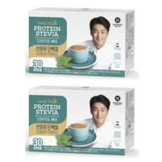 맥널티커피 산양유 단백질 프로틴 스테비아 커피믹스, 10g, 30개입, 2개