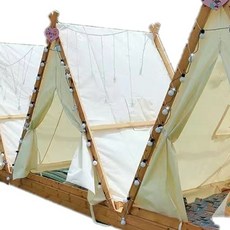 원두막 정자 행사용 캐노피 옥상 테라스 그늘막 계곡, B 2.2x2m 룸 텐트 화이트