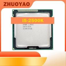 쿼드 코어 CPU 프로세서 i52500K i5 2500 K i5 2500 K SR008 6M 95W LGA 1155 33 GHz - i52500cpu