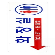 KIGOON 화장실 양면걸이용 화장실문구