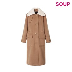 SOUP 퍼칼라 핸드메이드 롱코트 (SZBHC80)