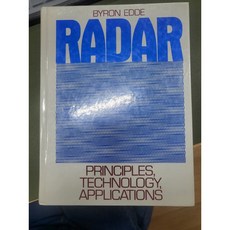 달마서점 (중고-상) Radar: Principles Technology Applications (Hardcover), 1992, Prentice Hall, Byron Edde