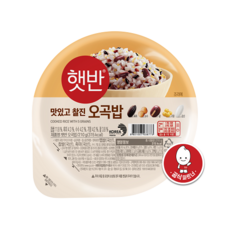 햇반 오곡밥, 210g, 12개