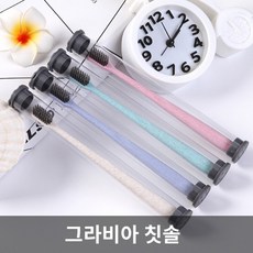 그라비아칫솔 미세모 부드러운 모 탄력모, 그라비아칫솔(케이스) 색상랜덤